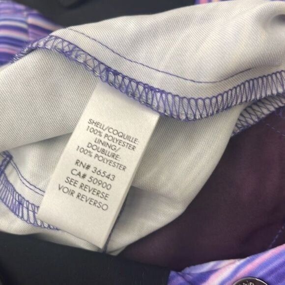 Calvin Klein Women Purple Zipper Detail Sheath Dress size 8 - Picture 11 of 12